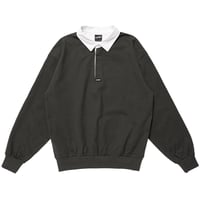 LQQK STUDIO / RUGBY SHIRT / BLACK