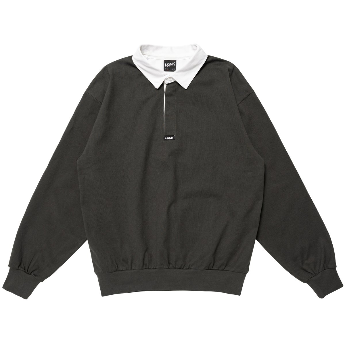 ウェア LQQK STUDIO / RUGBY SHIRT LQQK STUDIO / RUGBY SHIRT / BLACK | Sophomore