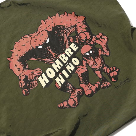 HOMBRE NINO / PACKABLE BAG (DEADKEBAB MONSTERS) / O.D