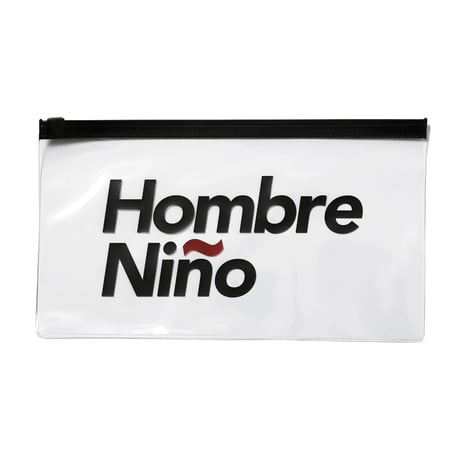 HOMBRE NINO / CLEAR PVC POUCH / CLEAR