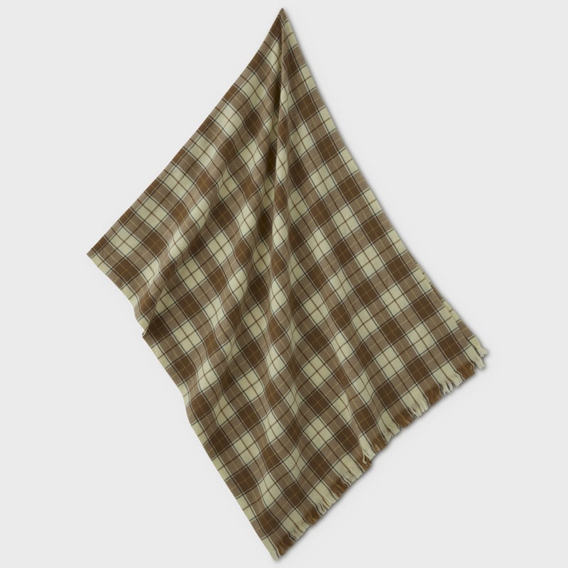 PHIGVEL CHECK STOLE フィグベル PHIGVEL MAKERS & Co. / CHECK STOLE / YELLOW CHE