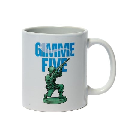 GIMME FIVE / SOLDIER MUG / WHITE