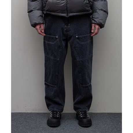 BAL / LOOSE FIT DENIM WORK PANT / BLACK