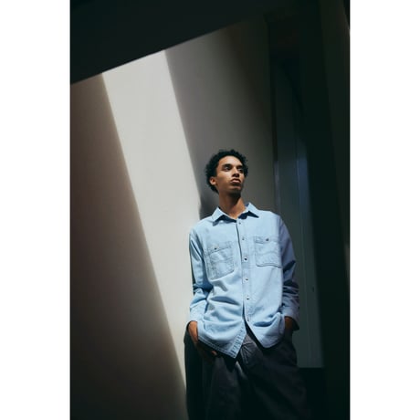 COMFORTABLE REASON / FADE DENIM SHIRTS / BLACK FADE