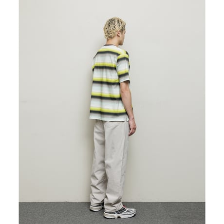 BAL / GRADIENT STRIPE CREW NECK TEE / MINT