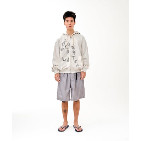 SOL soonerorlater / YOGA ZIP HOODIE / OATMEAL