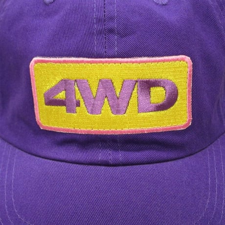 4WD  (4 WORTH DOING) / 4WD LOGO PATCH 5 PANEL HAT / PURPLE