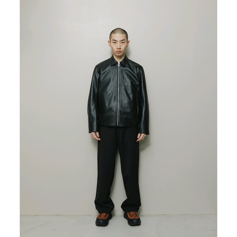 BAL / TECH LEATHER ZIP JACKET / BLACK | Sophomore
