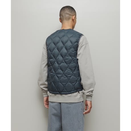BAL / x TAION BALMACAAN COAT WITH DETACHABLE DOWN VEST / WOLF GRAY