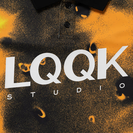 LQQK STUDIO / SUBLIMATED POLY POLO SS24 / ORANGE