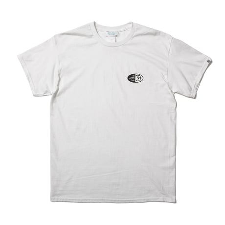 HOMBRE NINO / S/S PRINT TEE (OVAL LOGO) / WHITE