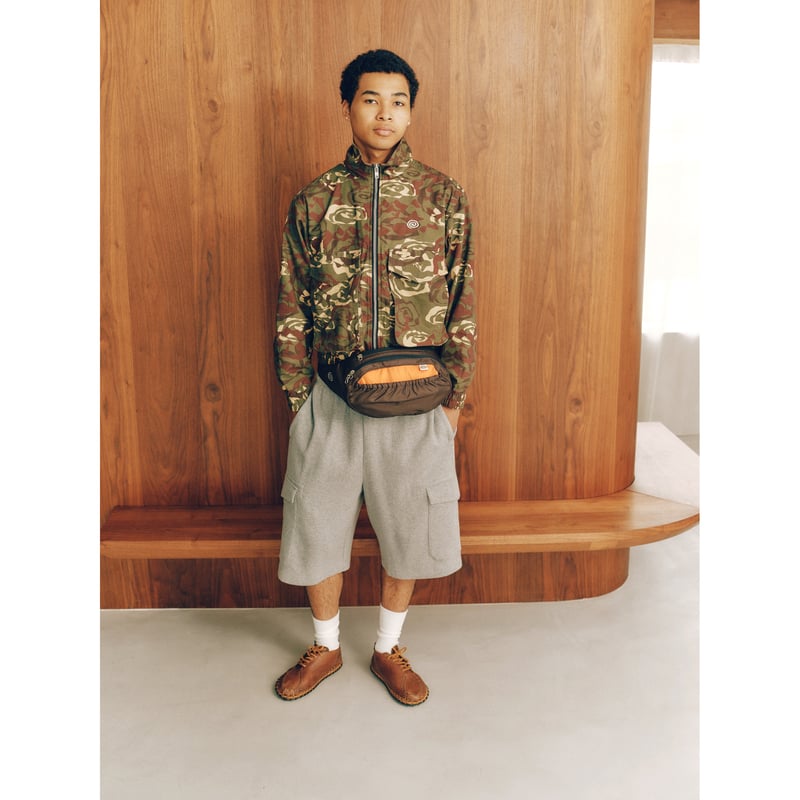 SOL soonerorlater / NYLON TWO-TONE WAIST BAG /