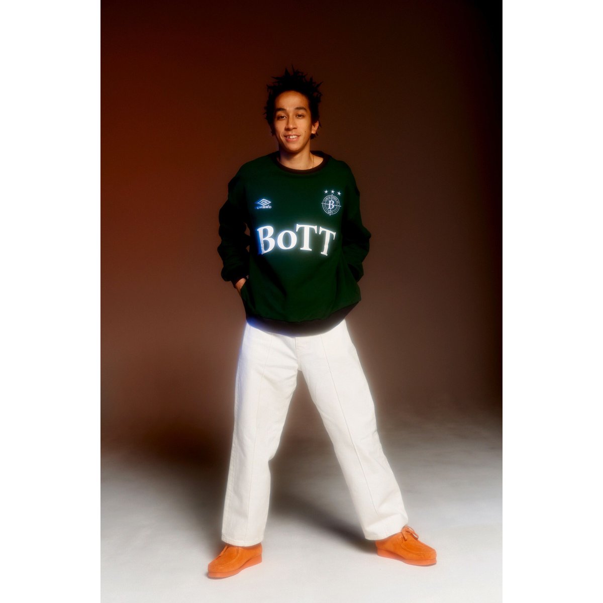 BoTT ｘ UMBRO / CREW NECK / GREEN | Sophomore