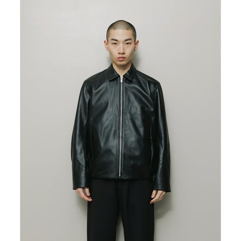 BAL / TECH LEATHER ZIP JACKET / BLACK | Sophomore