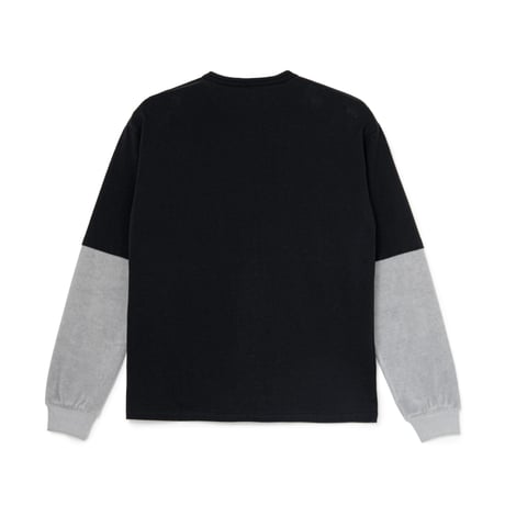 SOL soonerorlater / FAKE LAYERED TEE / BLACK