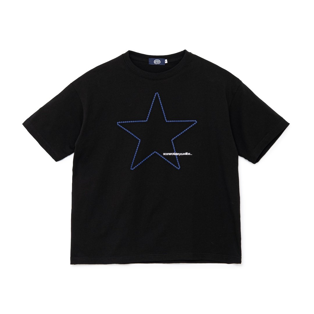 トップス SOL soonerorlater Spread Heart Tee M SOL soonerorlater / STAR TEE / BLACK | Sophomore