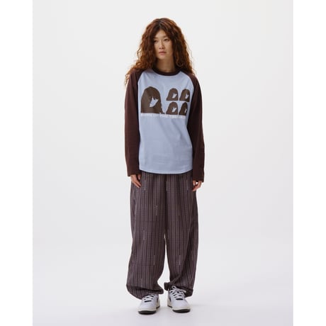 BoTT / DISC RAGLAN L/S TEE / LIGHT BLUE