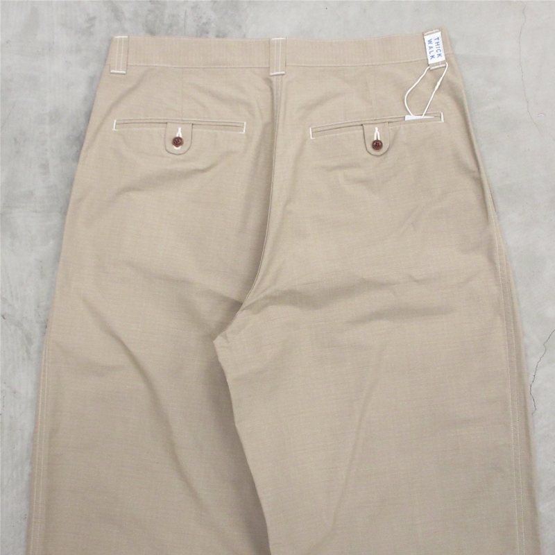 NOROLL / THICK WALK N.WEATHER PANTS / BEIGE | S