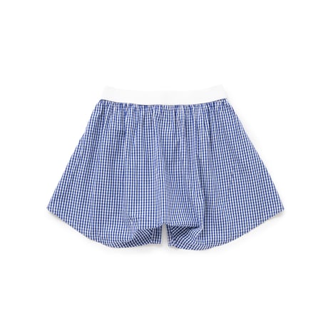 BoTT / GINGHAM BOXER / BLUE & RED
