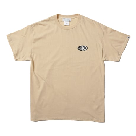 HOMBRE NINO / S/S PRINT TEE (OVAL LOGO) / V GOLD
