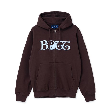 BoTT / 2Y ZIP HOODIE / BROWN