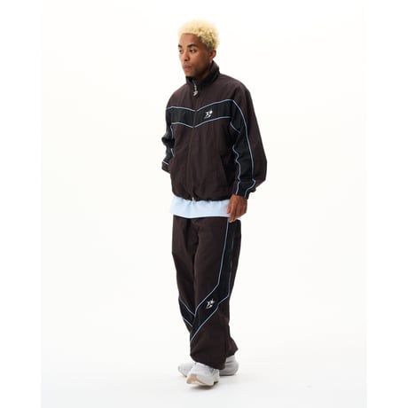 BoTT / PANELED TRACK JACKET / BROWN