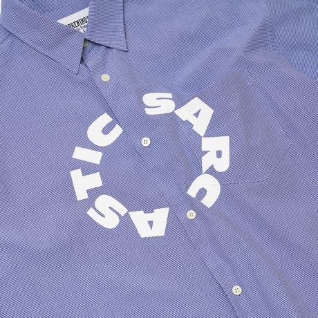 HOMBRE NINO / MICRO GINGHAM CIRCLE SHIRT / BLACK
