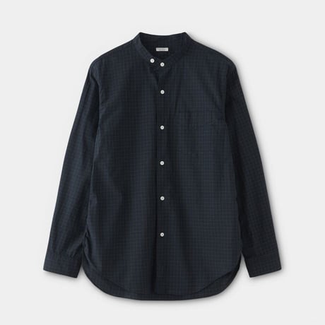 PHIGVEL MAKERS & Co. / BAND COLLAR DRESS SHIRT / BLACK WATCH