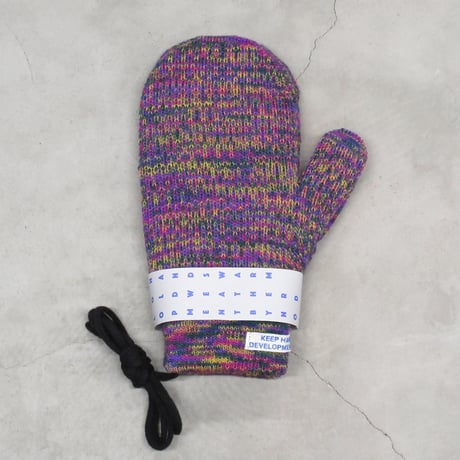 NOROLL / KASURI MITTEN / PURPLE