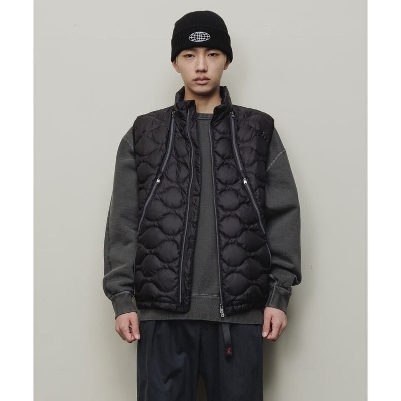 BAL / REMOVABLE SLEEVE DOWN JACKET / BLACK | So
