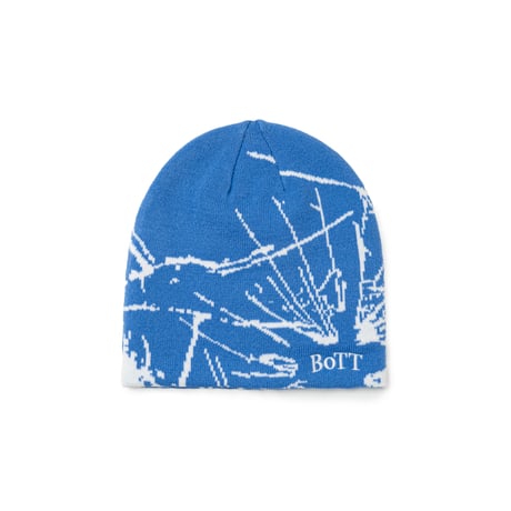 BoTT / SHATTERED SKULL CAP BEANIE / COBALT