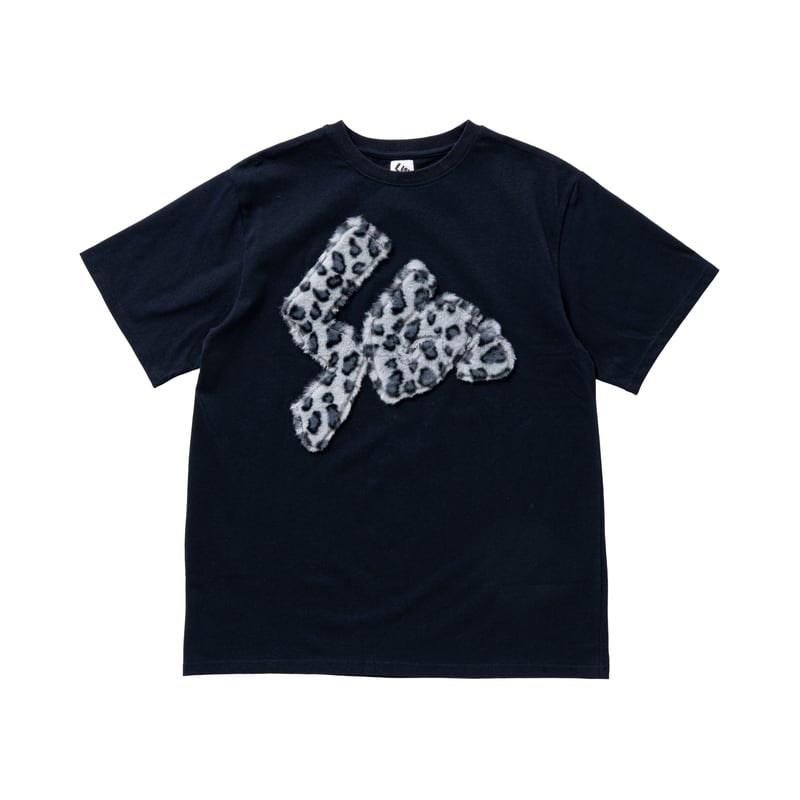 SPECIAL GUEST K.K. / FAUX FUR PATCH TEE / NAVY
