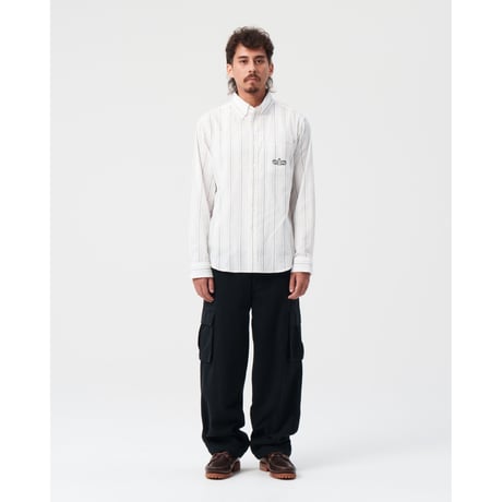 BoTT / LIGHTWEIGHT STRIPE SHIRT / CREAM