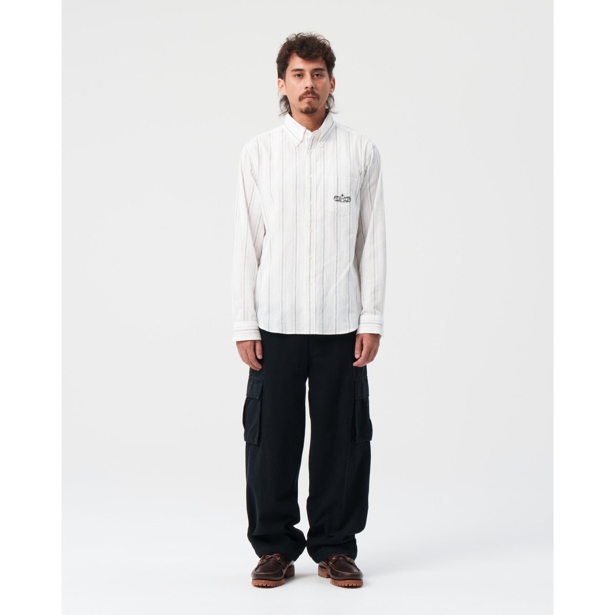 BoTT / LIGHTWEIGHT STRIPE SHIRT / CREAM | Sopho