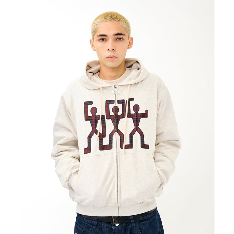 SOL soonerorlater / 3GUYS PADDED ZIP HOODIE / P