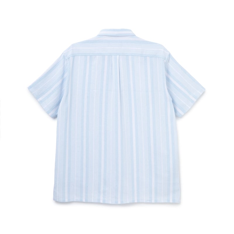 BoTT / JACQUARD STRIPE S/S SHIRT / LIGHT BLUE | BoTT / JACQUARD STRIPE S/S SHIRT / LIGHT BLUE |