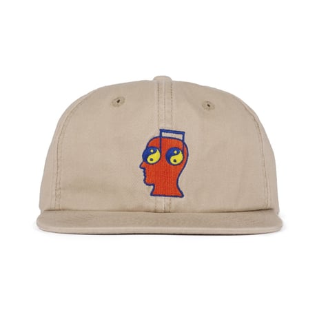 BRAIN DEAD / BRAIN NOTES 6 PANEL HAT / KHAKI
