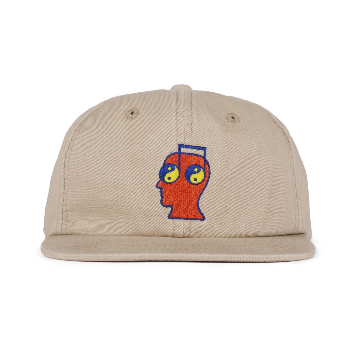BRAIN DEAD / BRAIN NOTES 6 PANEL HAT / KHAKI |