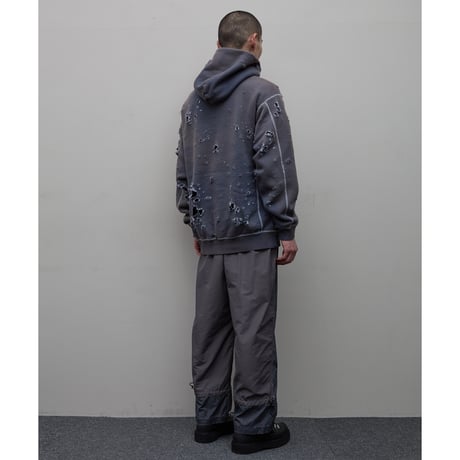 BAL / PIGMENT NYLON TRACK PANT / DARK GRAY
