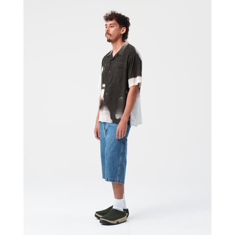BoTT / SPARKLE DENIM PAINTER SHORT / WASHED BLUE