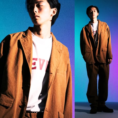 HOMBRE NINO / CANVAS PANTS / BLACK