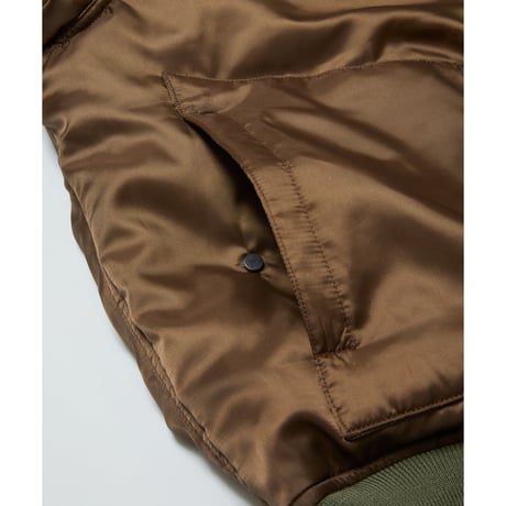 BAL / x SPIEWAK DOUBEL ZIP BOMBER JACKET / ALPHA GREEN