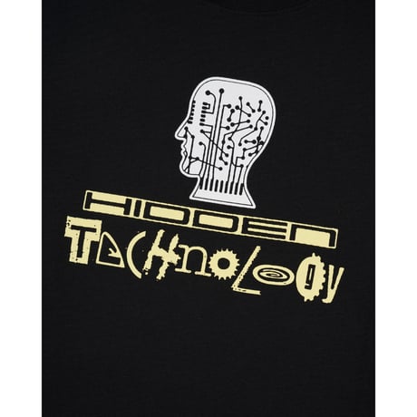BRAIN DEAD / HIDDEN TECH T-SHIRT / BLACK