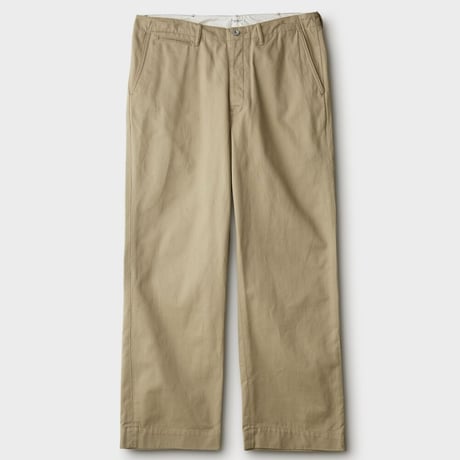 PHIGVEL MAKERS & Co. / OFFICER TROUSERS (WIDE) / KHAKI BEIGE