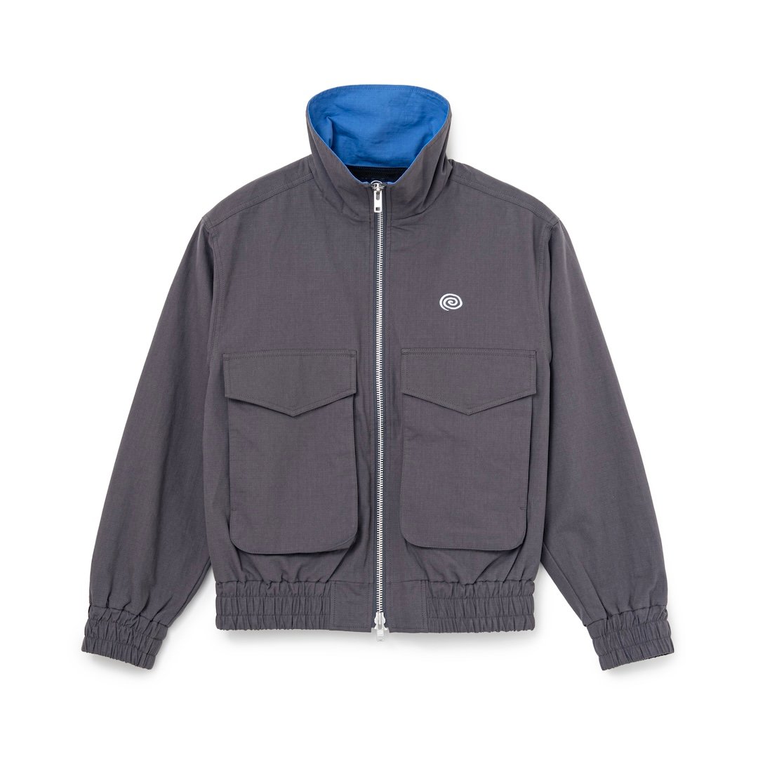 SOL soonerorlater LightGray　DarkGr SOL soonerorlater / COTTON RIPSTOP UTILITY JACK