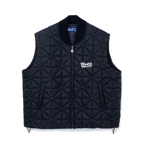 BoTT / QUILTED SPARKLE VEST / BLACK