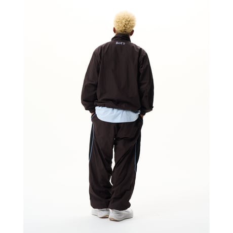 BoTT / PANELED TRACK JACKET / BROWN
