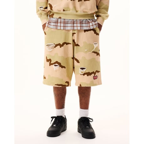 BoTT / CAMO SWEAT SHORT / DESERT