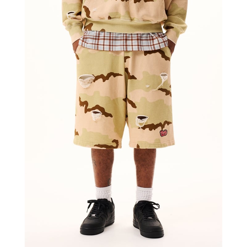BoTT / CAMO SWEAT SHORT / DESERT | Sophomore