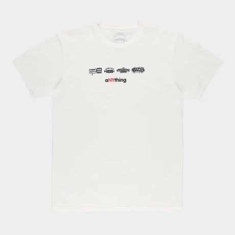 aNYthing / HOMEPAGE T-SHIRT / WHITE